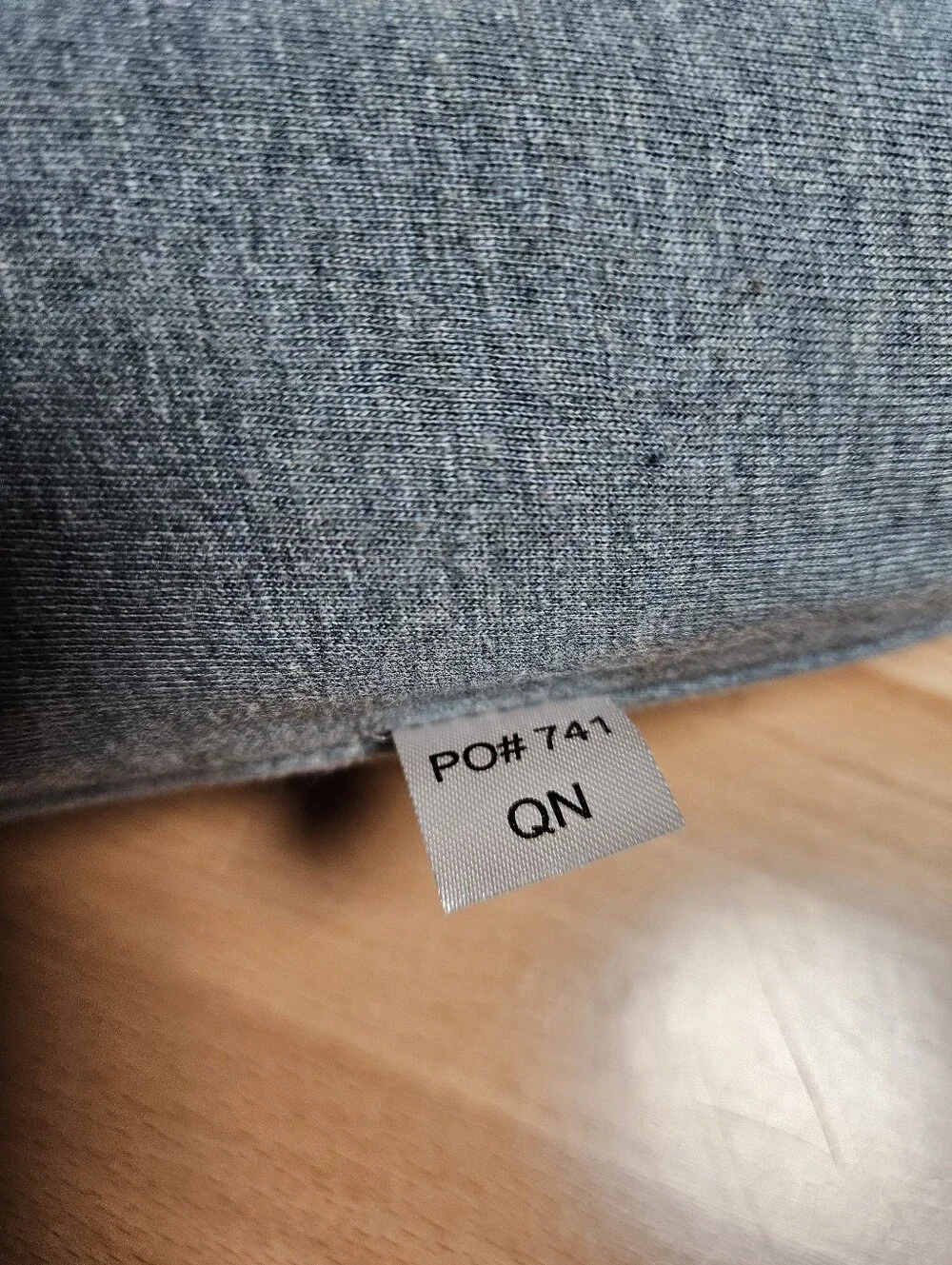 Pact Organic Cotton Queen Fitted Sheet NWOT Smoke Heather